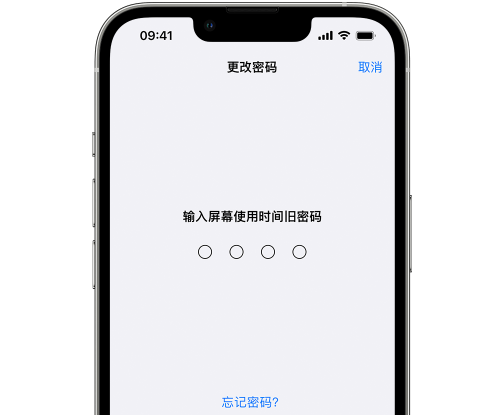 舞阳iPhone屏幕维修分享iPhone屏幕使用时间密码忘记了怎么办 