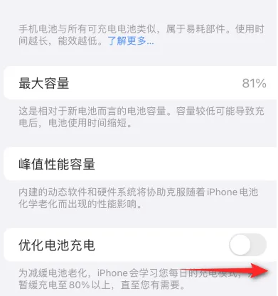 舞阳苹果15维修分享iPhone15充电到80%就充不进电了怎么办 