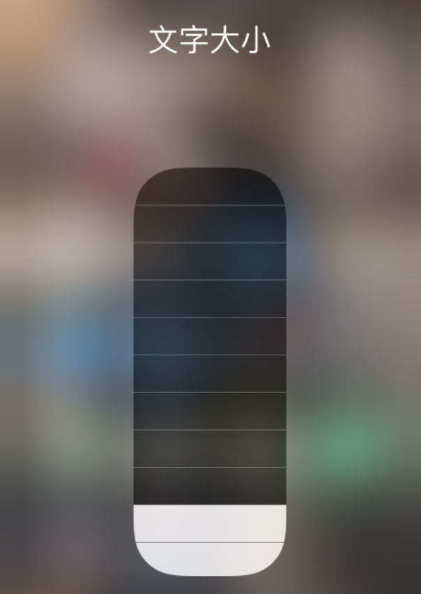 舞阳苹果手机维修分享小技巧：在 iPhone 控制中心快速调节字体大小 